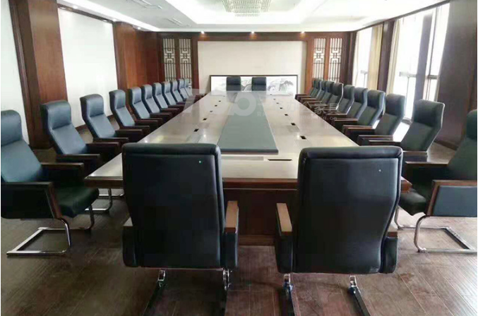 政府會(huì)議區(qū)會(huì)議桌椅案例