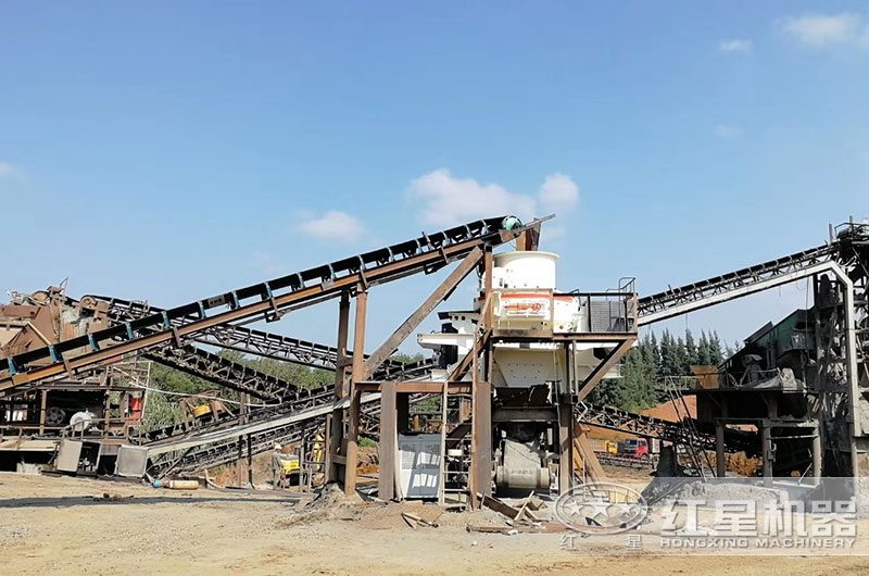 制砂機作業(yè)現(xiàn)場