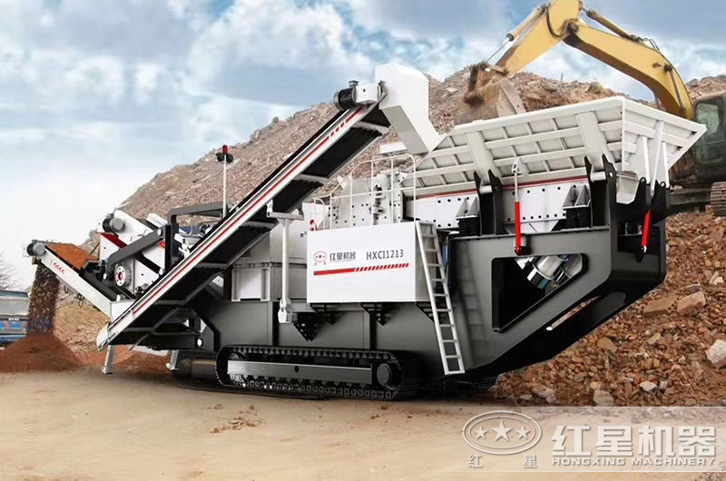 紅星移動破碎機生產(chǎn)效率高